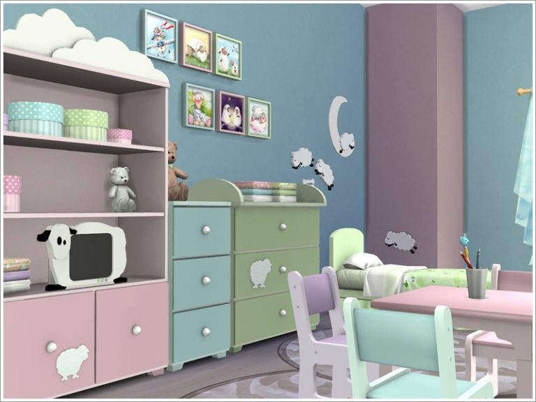 Kids room 'Baby sheep' - The Sims 4 Catalog