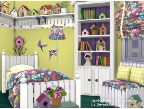 Kids bedroom 'Spring Birds'