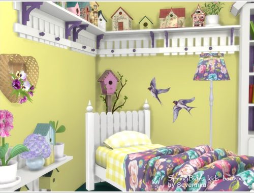 Kids bedroom 'Spring Birds'