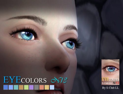 S-Club LL thesims4 eyecolors 13