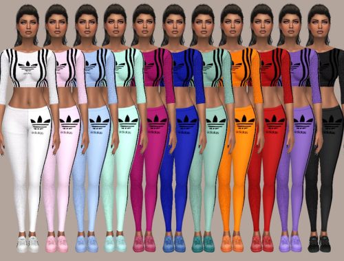 MP Adidas Mesh Fitting Outfit