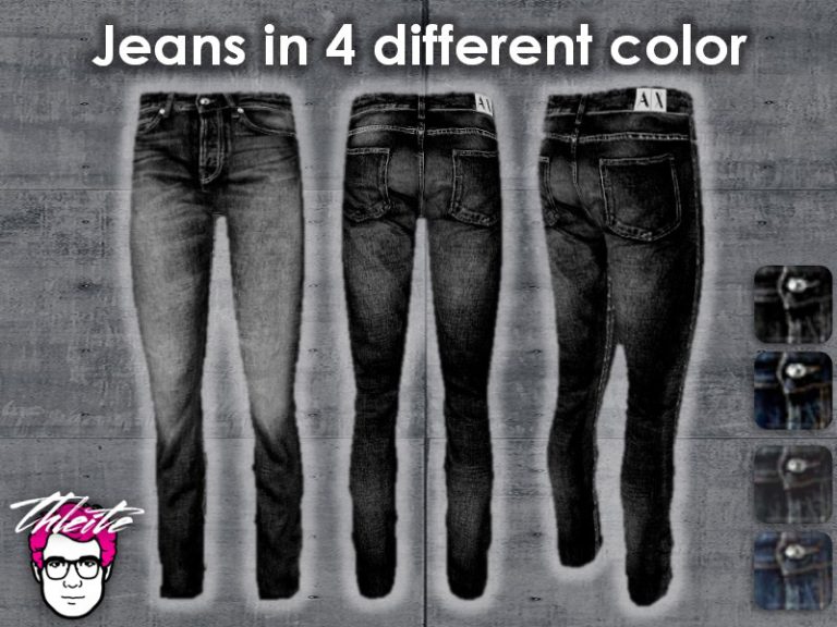 A|X Jeans Skinny - The Sims 4 Catalog