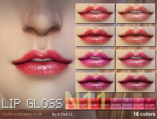 S-Club LL thesims4 Lipstick F11