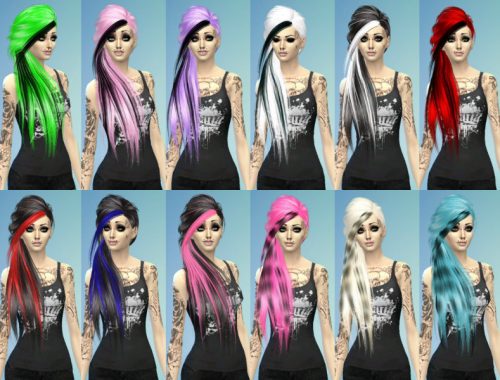 Recolor scene/emo side hair - mesh needed