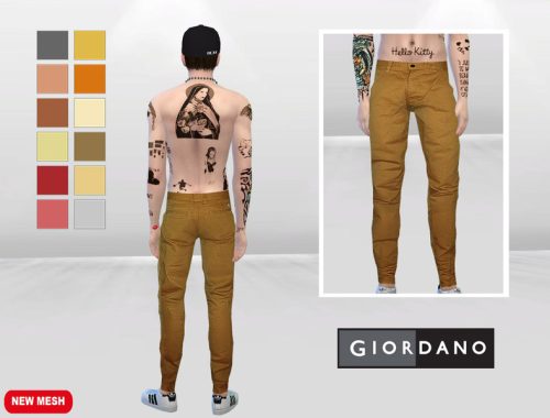 Honey Apple Chino Crumple Jeans