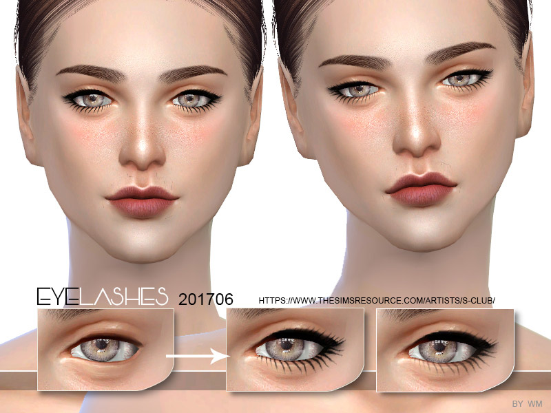 S Club Wm Ts4 Eyelashes 201706 The Sims 4 Catalog