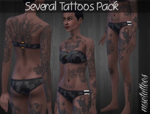 Several Tattoos Pack