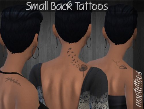 Small Back Tattoo