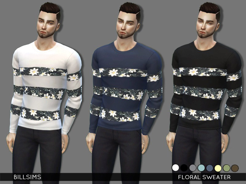 Floral Sweater - The Sims 4 Catalog