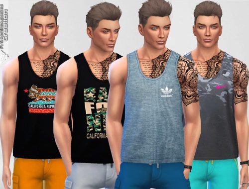 Male Tank Top Collection 01 Breeze