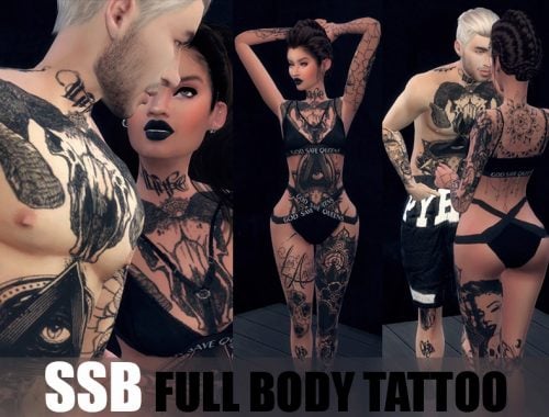 HXC Full Body Tattoo V1