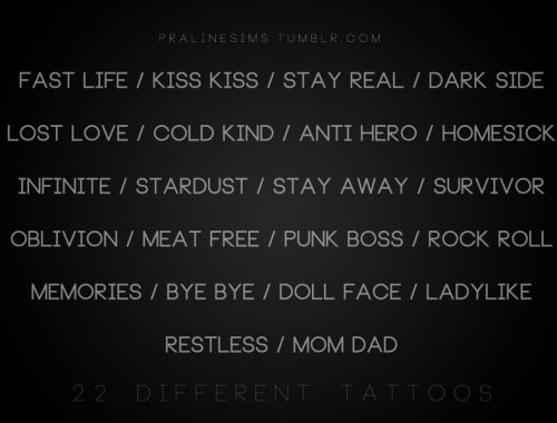Knuckle Tattoos V/02