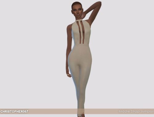 Middle Strap Jumpsuit || Christopher067