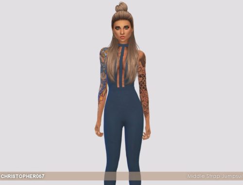 Middle Strap Jumpsuit || Christopher067