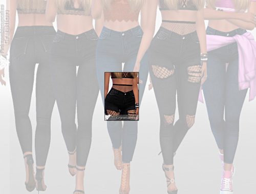Summer Black Skinny Jeans