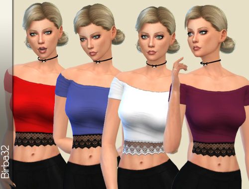 Textured Lace Top