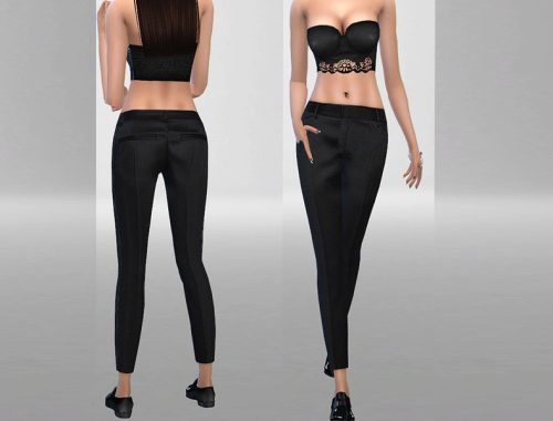 Elegant Cigarette Pants