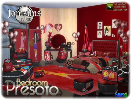 Presoto bedroom girly