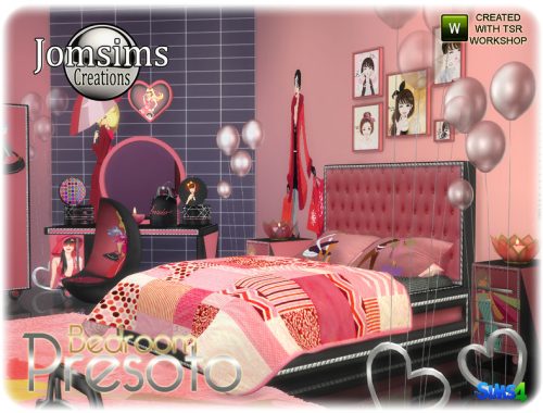Presoto bedroom girly