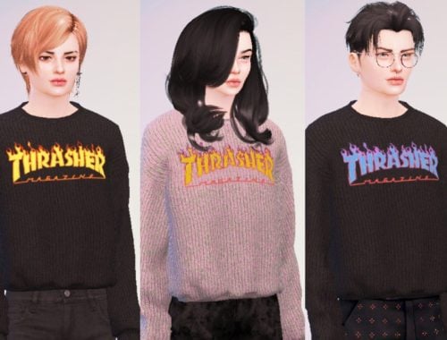 Thrasher Magazine - Hoodie - mesh needed