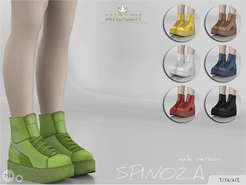 Madlen Spinoza Shoes (MALE) - The Sims 4 Catalog