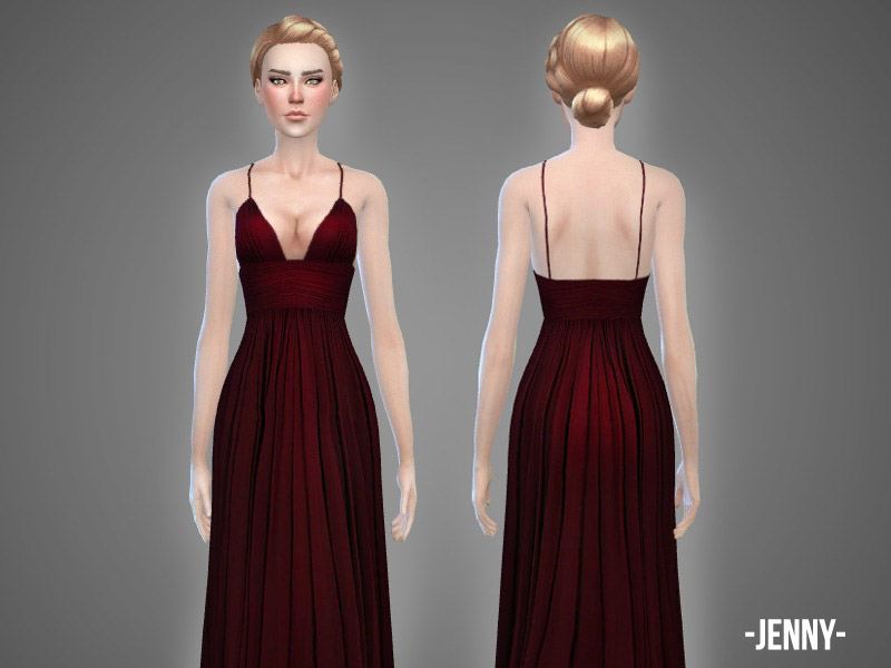 Jenny - gown - The Sims 4 Catalog