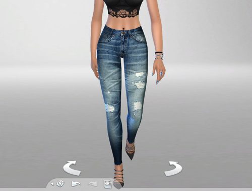 PZC_Distressed Ripped Jeans 09