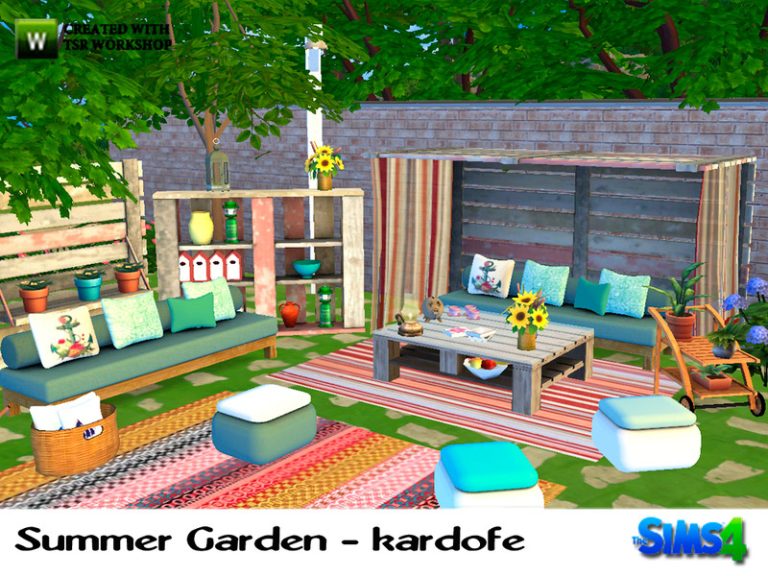 kardofe_Summer Garden - The Sims 4 Catalog