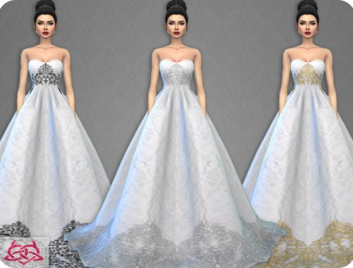 Wedding Dress 7 RECOLOR 3 (Needs mesh)