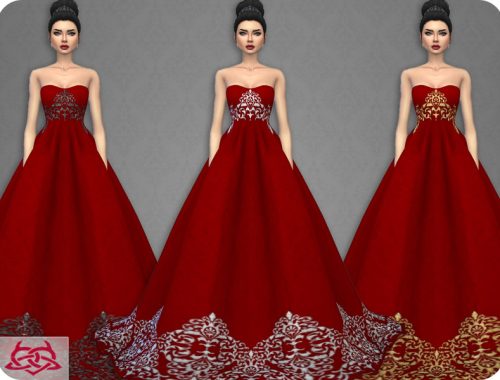Wedding Dress 7 RECOLOR 3 (Needs mesh)