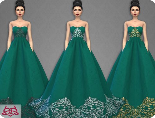 Wedding Dress 7 RECOLOR 3 (Needs mesh)
