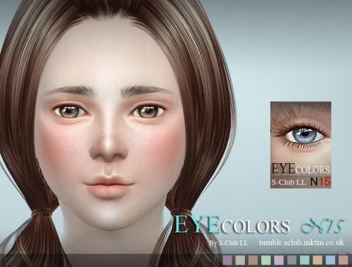 S-Club LL thesims4 eyecolors 15