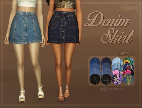 Trillyke - Denim Skirt