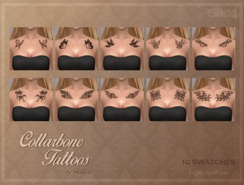 Trillyke - Collarbone Tattoos