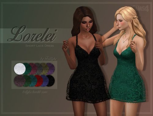 Trillyke - Lorelei Short Lace Dress