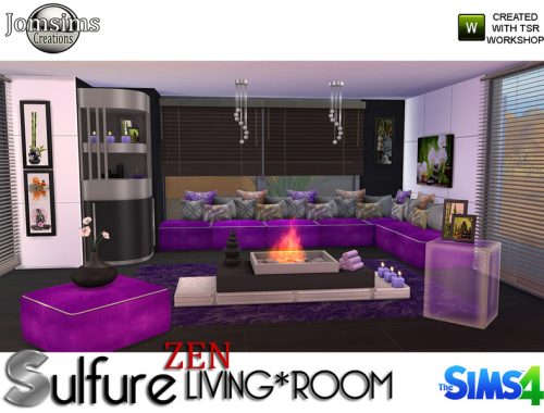Sulfure zen living room