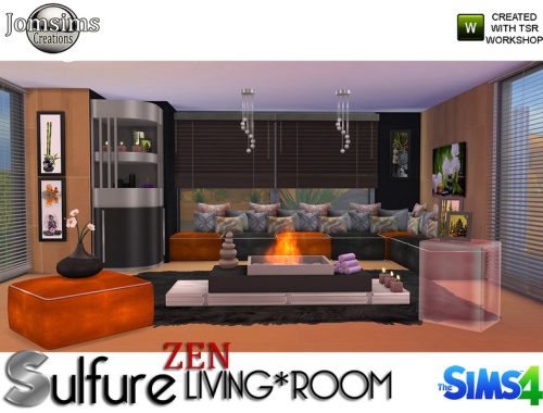 Sulfure zen living room