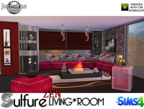 Sulfure zen living room