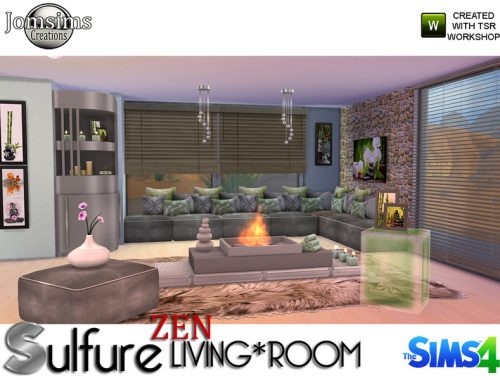 Sulfure zen living room