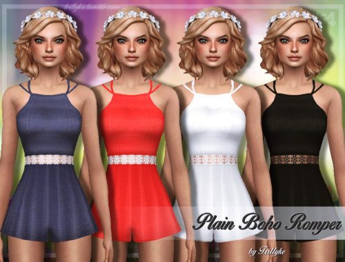 Trillyke - Plain Boho Romper