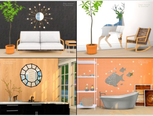 Set of mirrors
