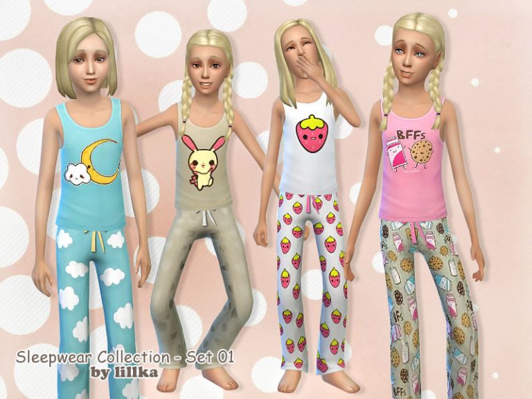 Sleepwear Collection - Set 01 - The Sims 4 Catalog