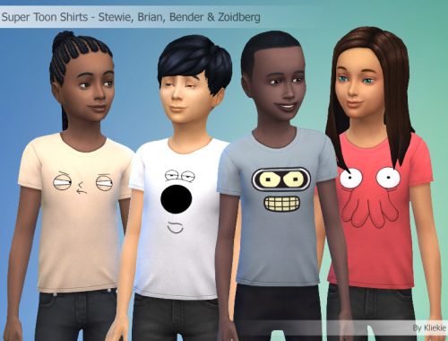 Super Toons Shirts - 24 Characters