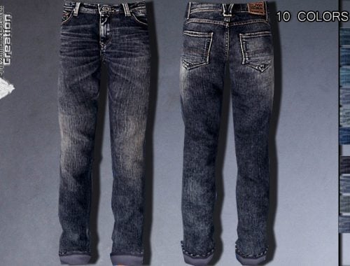 Distressed Denim Jeans for Male