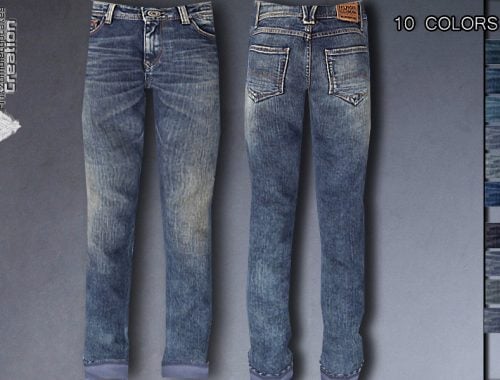 Distressed Denim Jeans for Male