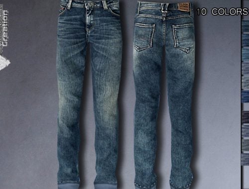 Distressed Denim Jeans for Male