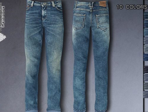 Distressed Denim Jeans for Male