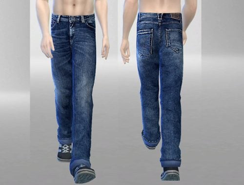 Distressed Denim Jeans for Male