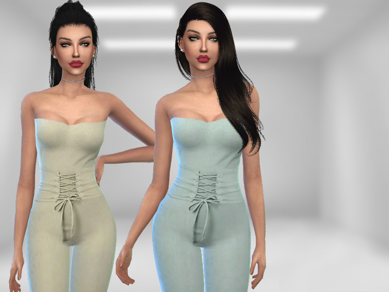 Strapless Jumpsuit The Sims 4 Catalog
