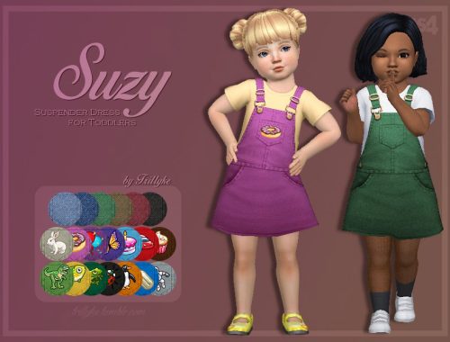 Trillyke - Suzy Suspender Dress for Toddlers